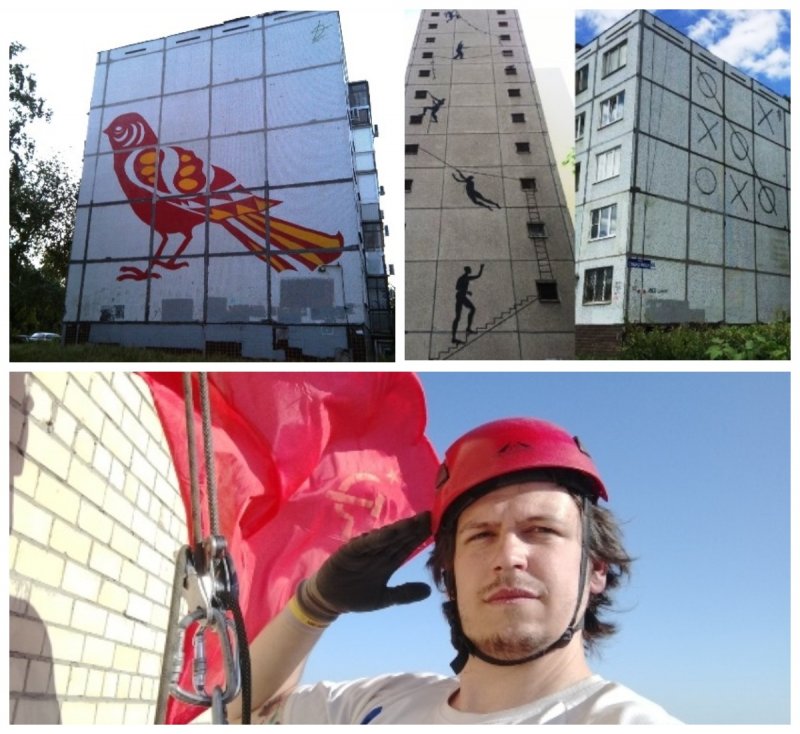 Дом-стена в Санкт-Петербурге на улице Боровой