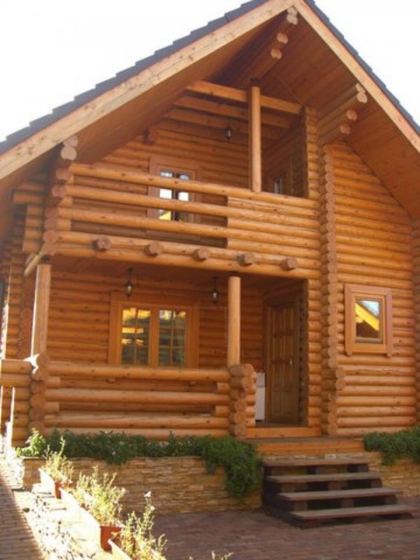 Домик из круглого бруса