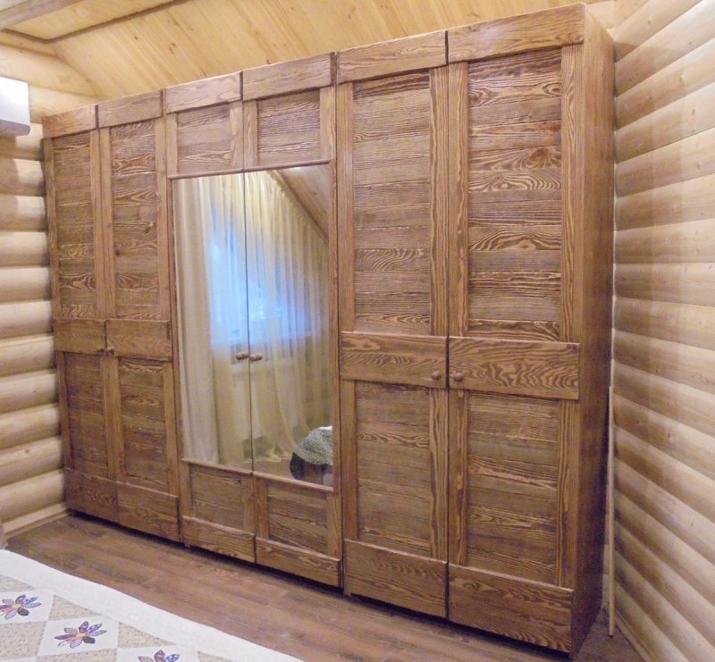 Шкаф купе под старину