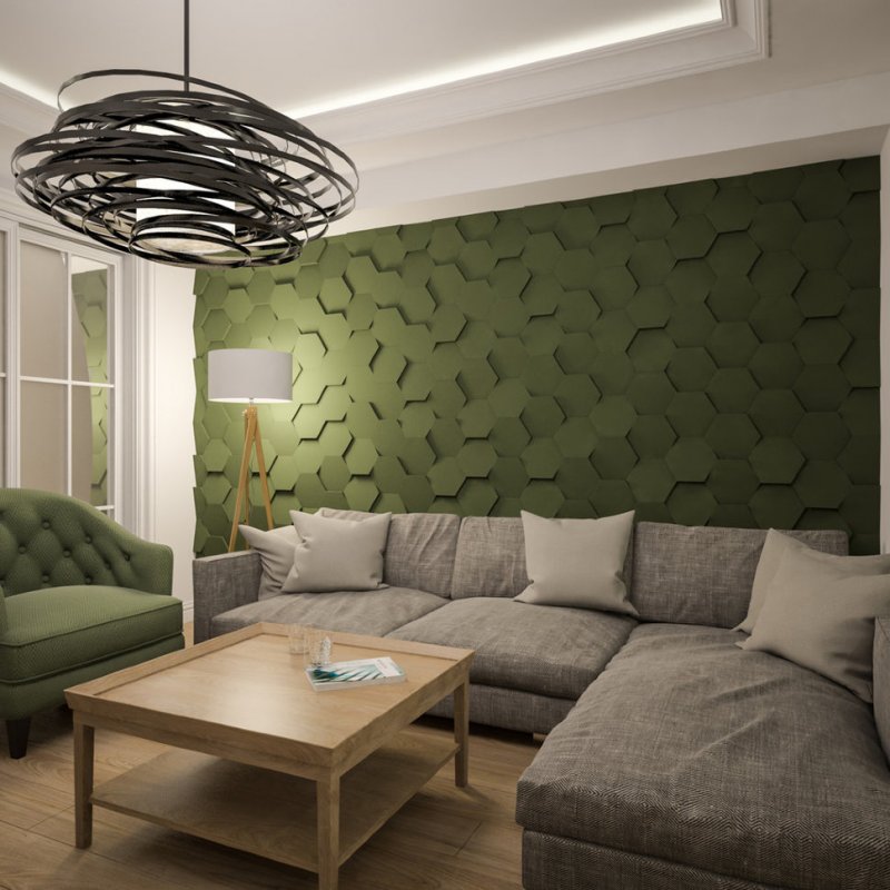 3d-панель гипсовая deco line Modern м-47 белая 240х208х40 мм