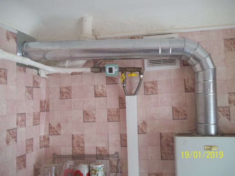 Теплоизоляция для вытяжной трубы газовой колонки