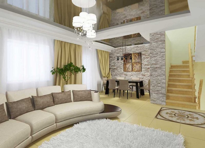 Красивые гостиные комнаты