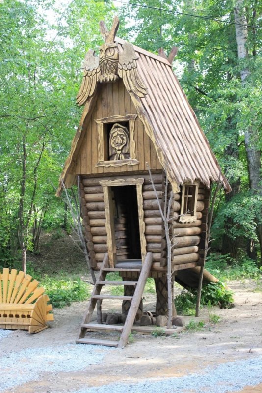 Туалет избушка бабы яги