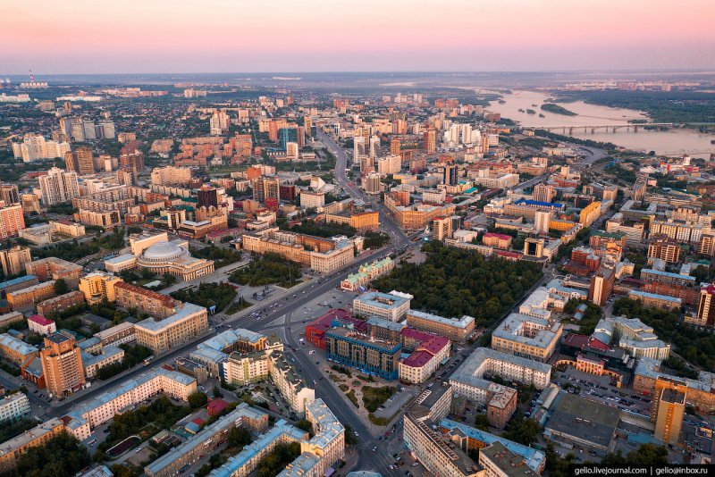 Новосибирск с высоты 2020