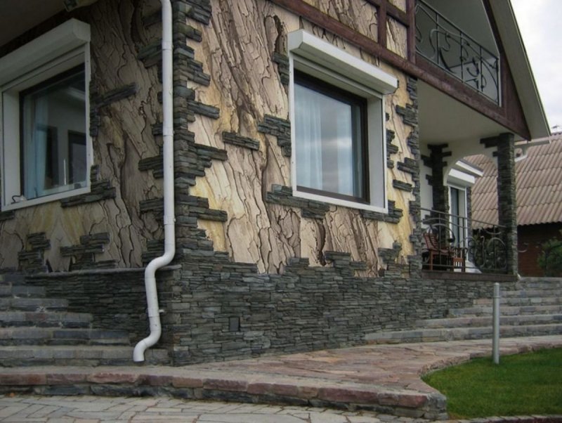 Гибкий камень для фасада