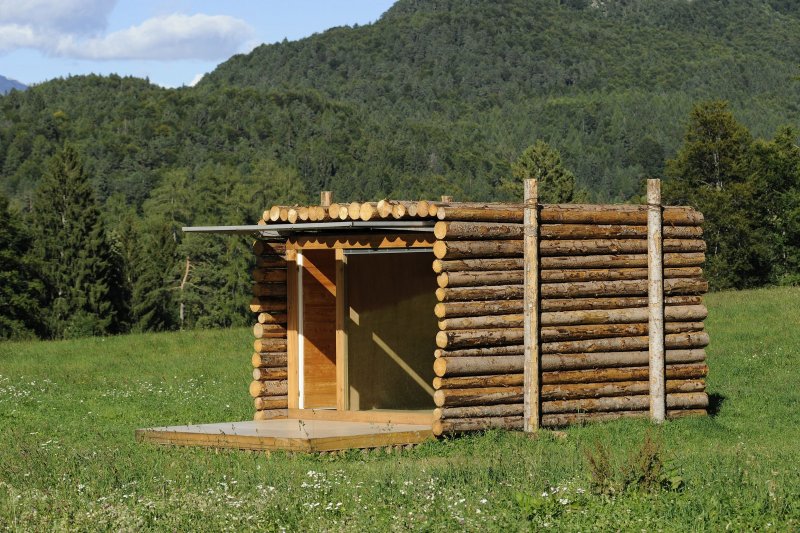 Сарай из горбыля