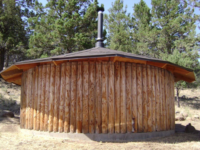 Сарай из горбыля