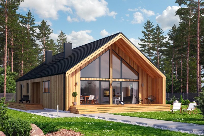 Каркасный дом Barnhouse