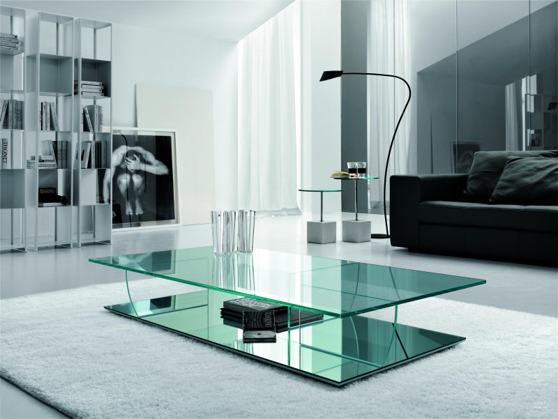 Cattelan Italia журнальный столик зеркальный раздвижной