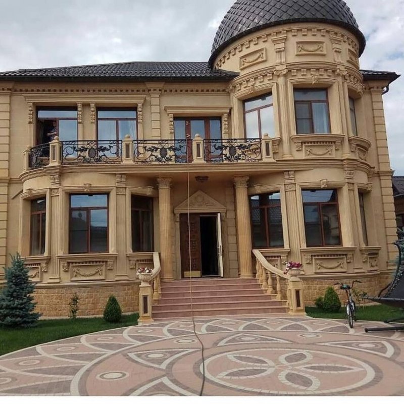 Дагестанский камень облицовка особняк