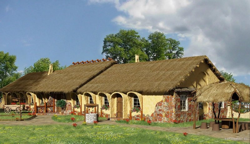 Саманные мазанки технология