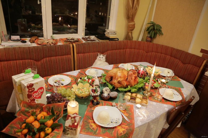 Праздничный домашний ужин