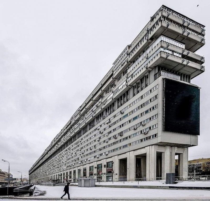 Советский брутализм Москва