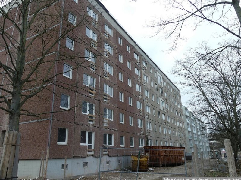 Реновация панельных пятиэтажек Германия