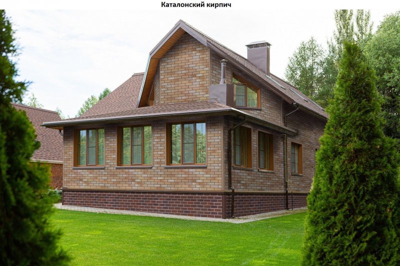 Фасадная плитка ТЕХНОНИКОЛЬ Hauberk каталонский кирпич