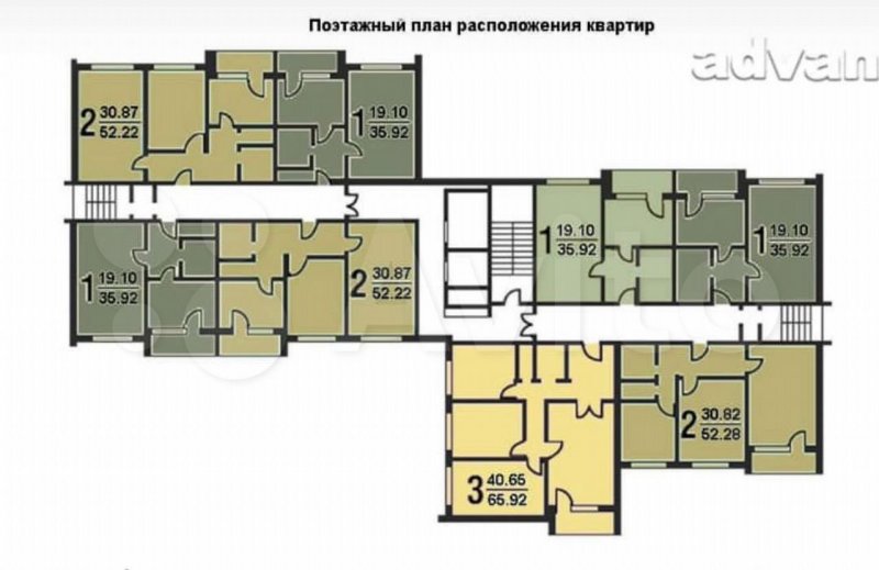 Серия п-43/16 планировки