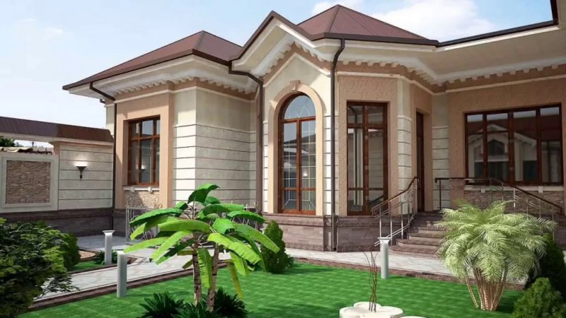 Узбекистон уйлари фасад