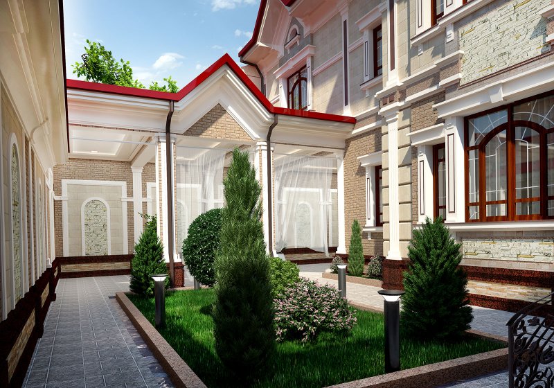 Ташкент уйлари фасад