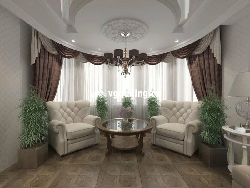 Потолок с эркером