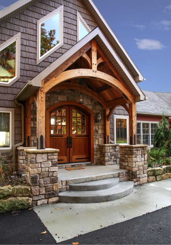 Timber frame Porch