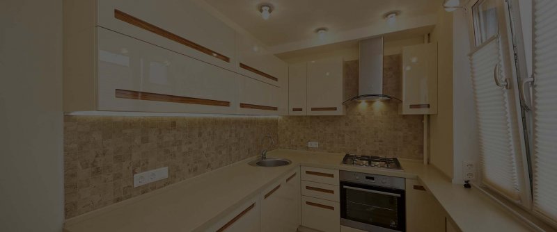 Короб для газовой трубы на кухне