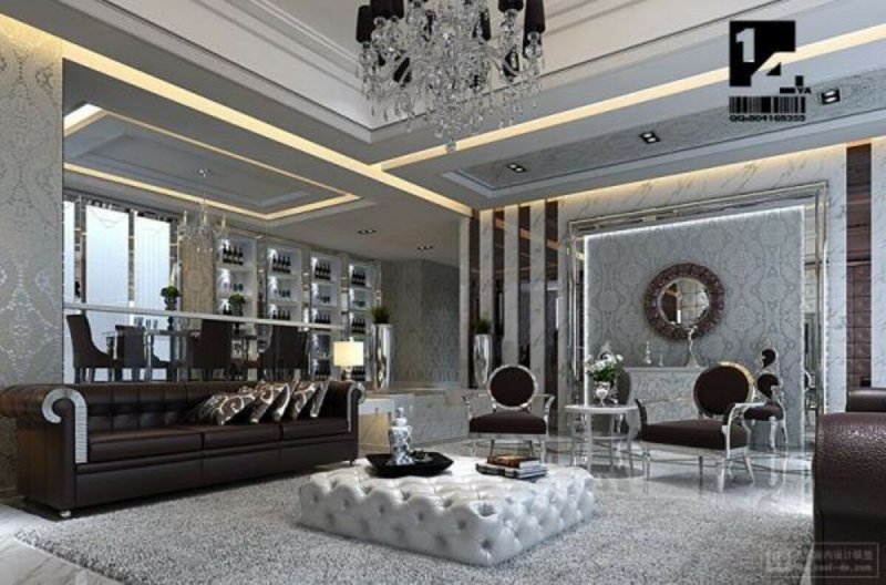 Luxury гостиная арт деко