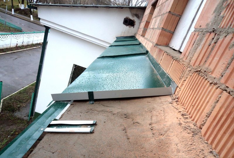 Отливы для плоской крыши