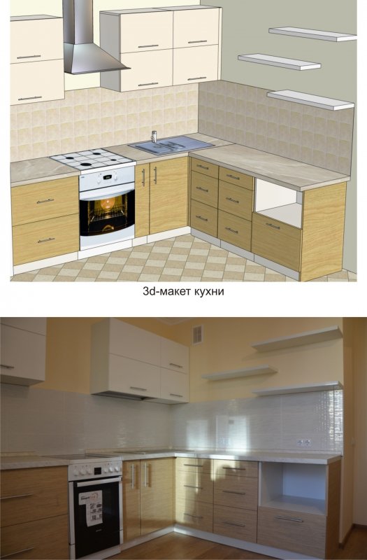 Макетирование кухни