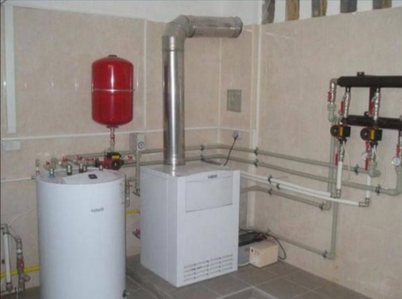 Газовый котел для отопления частного дома 100м2