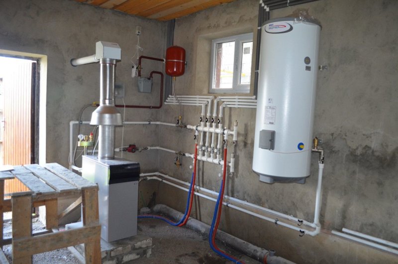 Газовый котел в частном доме бакси напольный