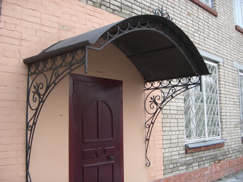 Кованые козырьки