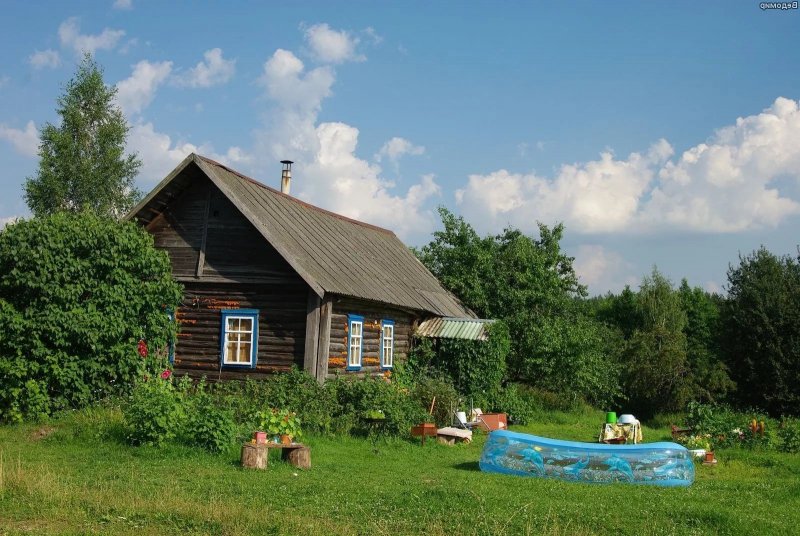 Домик в деревне лето