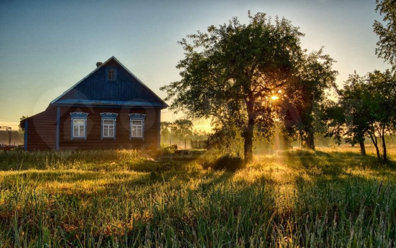 Фото дома в деревне летом (67 фото)