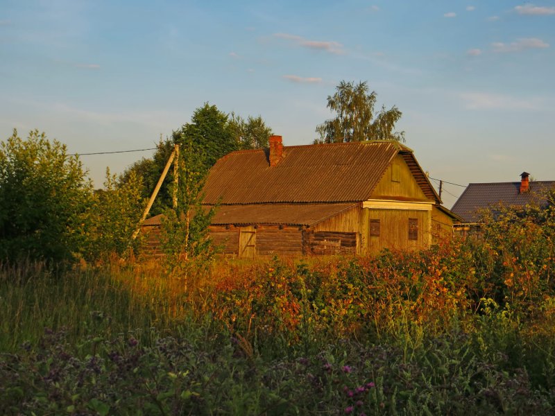 Домик в деревне лето