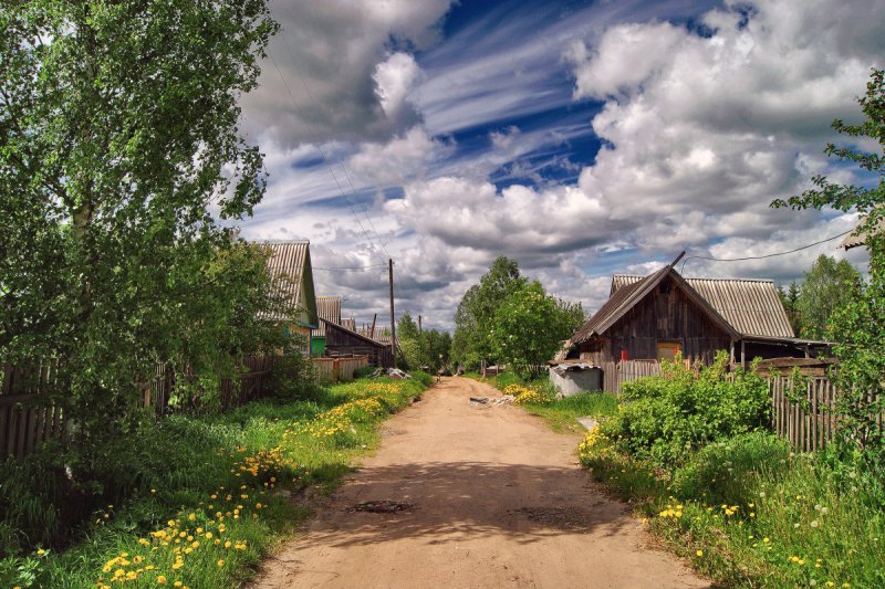 Подмосковная деревня