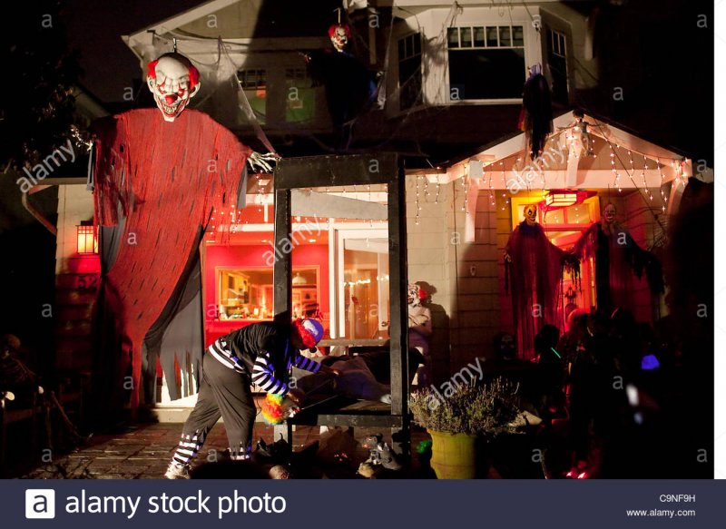 Самый страшный Halloween декорации