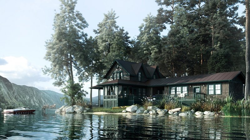 Lakehouse дом у озера