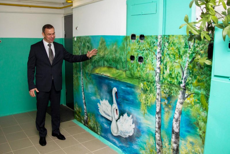 Декор подъезда