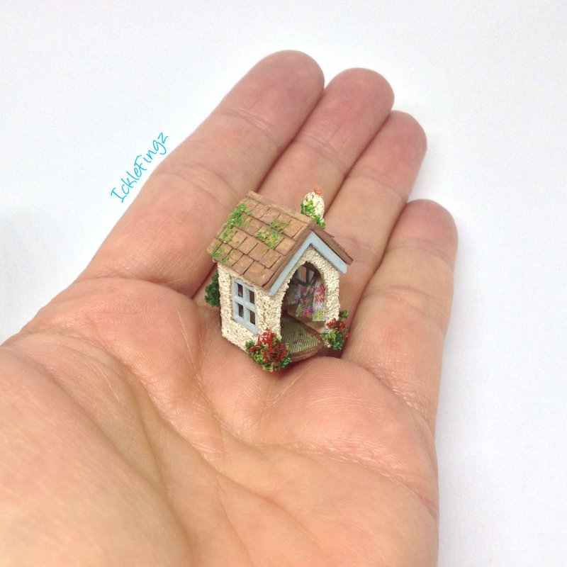 Миниатюра домики из полимерной глины