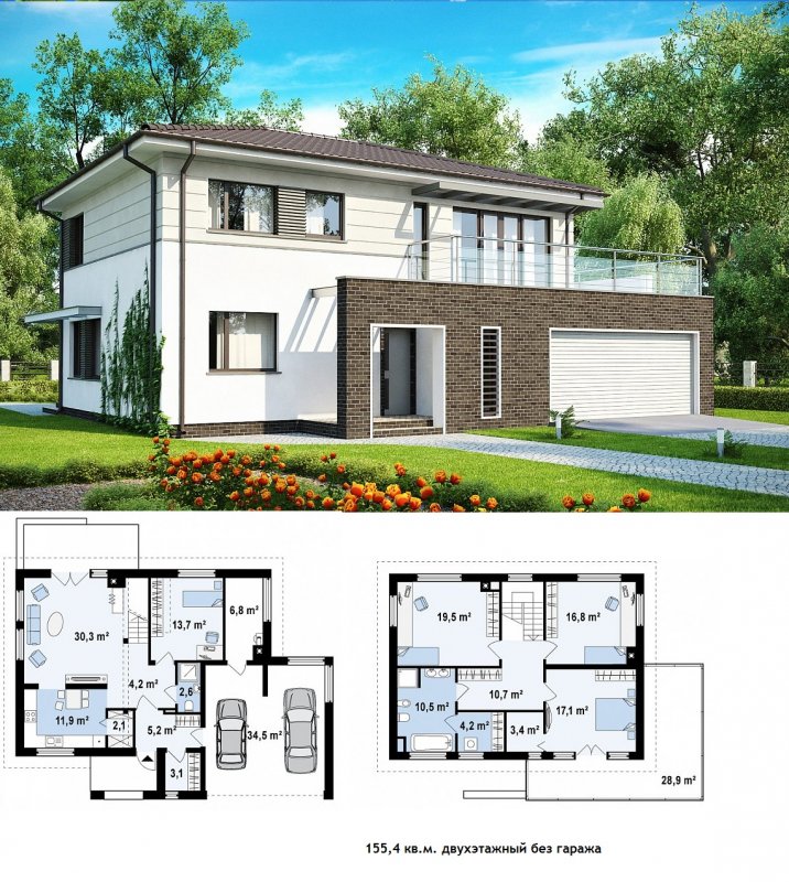 Планировка американских домов двухэтажных