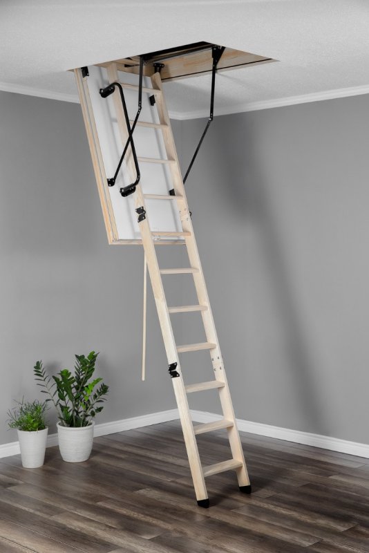 Лестница чердачная складная алюминиевая Oman Alu Prof Lite 60*120
