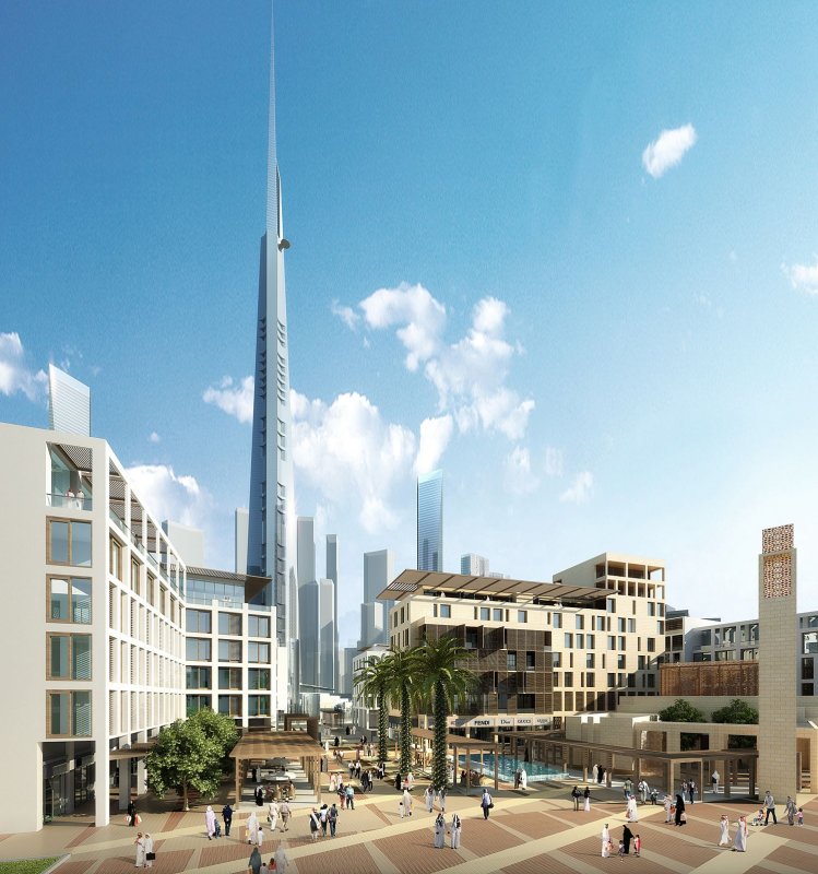 Башня Kingdom Tower сейчас