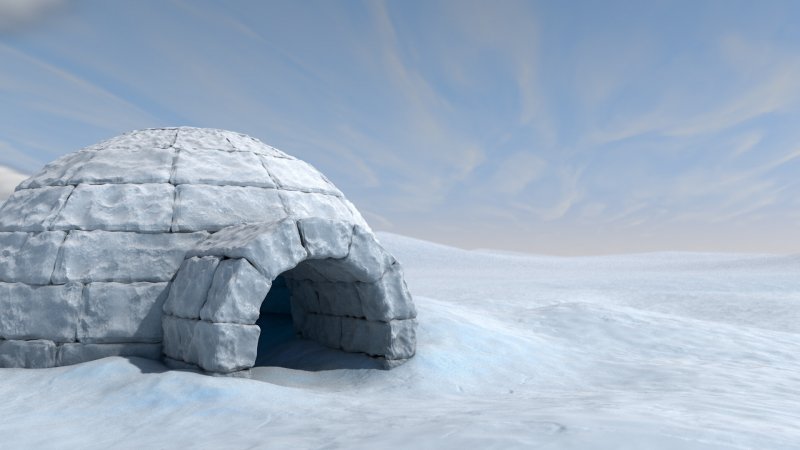 Иглу традиционное жилище эскимосов коренных жителей Канады
