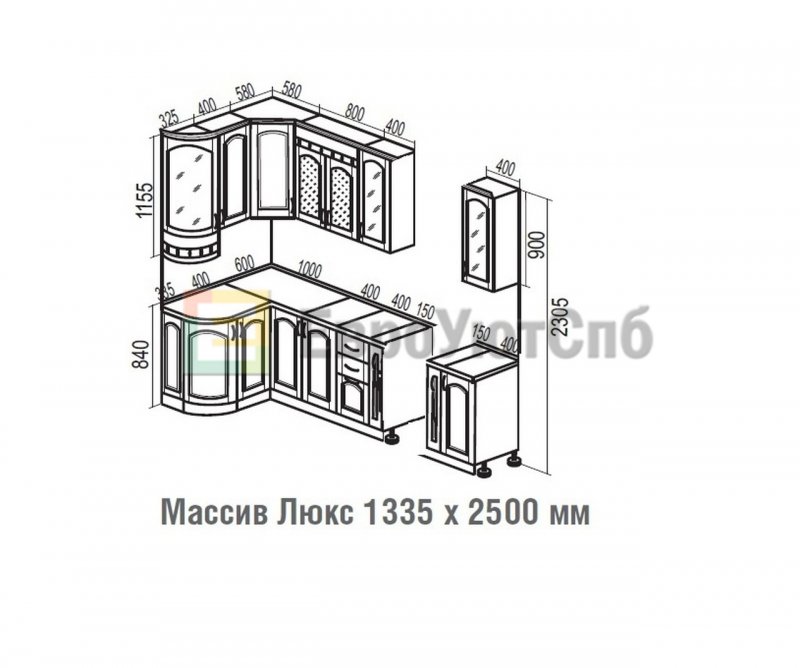 Боровичи мебель массив Люкс