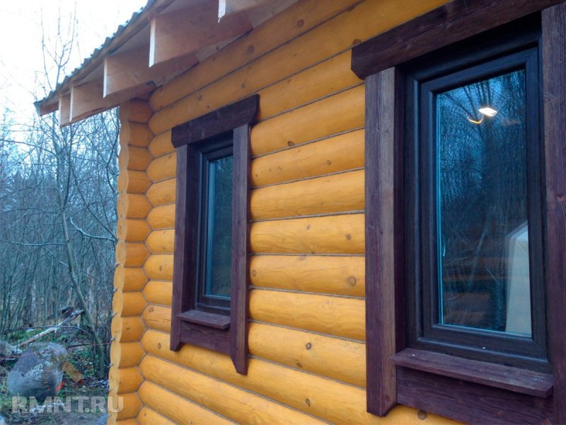 Деревянные откосы на окна наружные