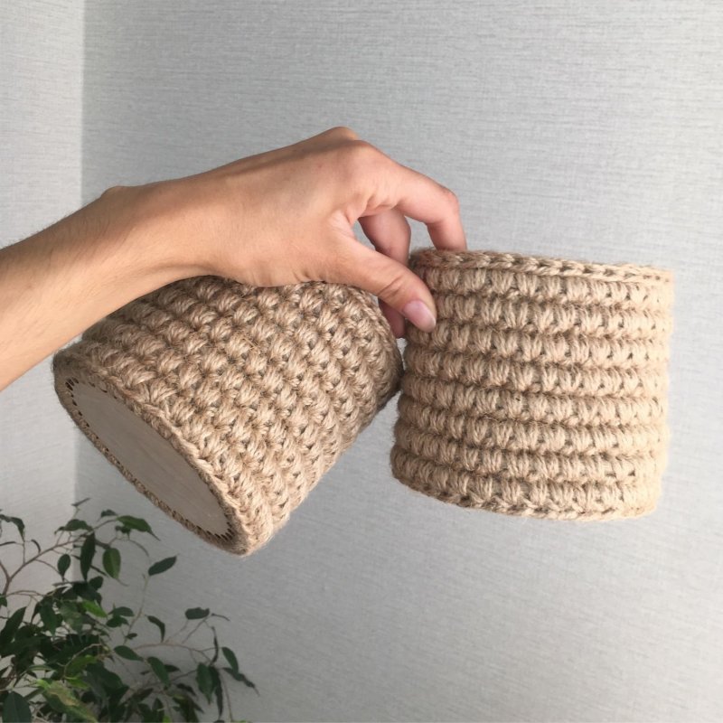 Корзина из шпагата