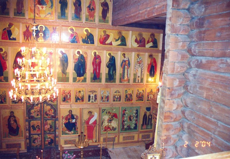 Иконостас с драконами Кастория Церковь Георгия