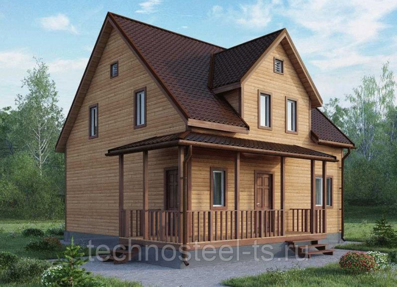 Каркасный дом 8х9 «Венеция»