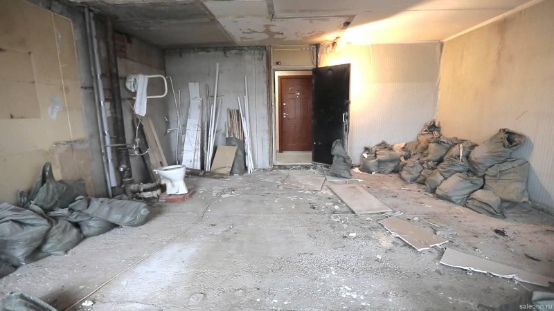 Демонтаж стен в новостройке