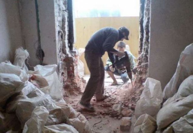 Демонтаж пола в квартире